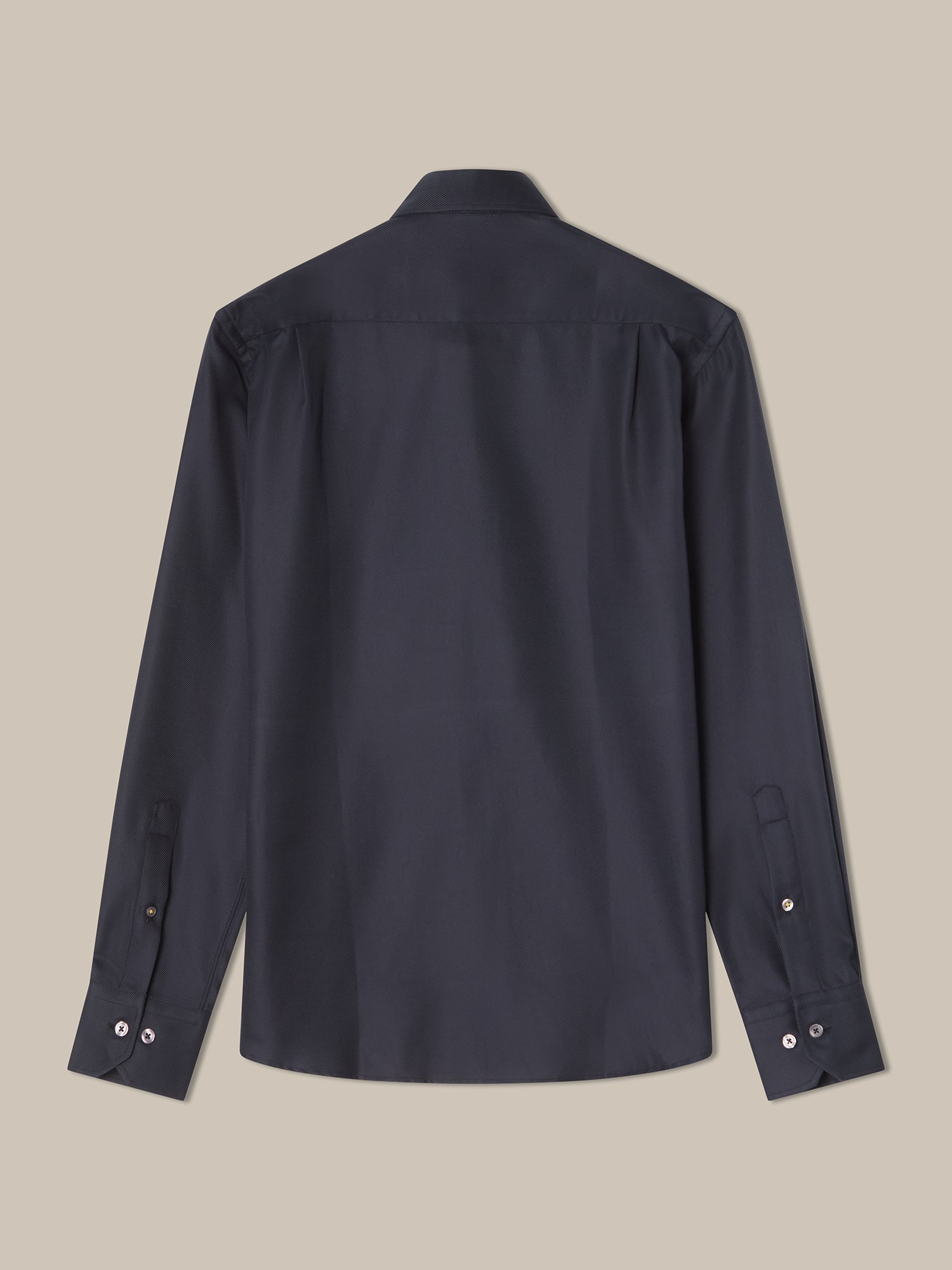 Robert Talbott Reynolds camicia elegante cotone 120s nera