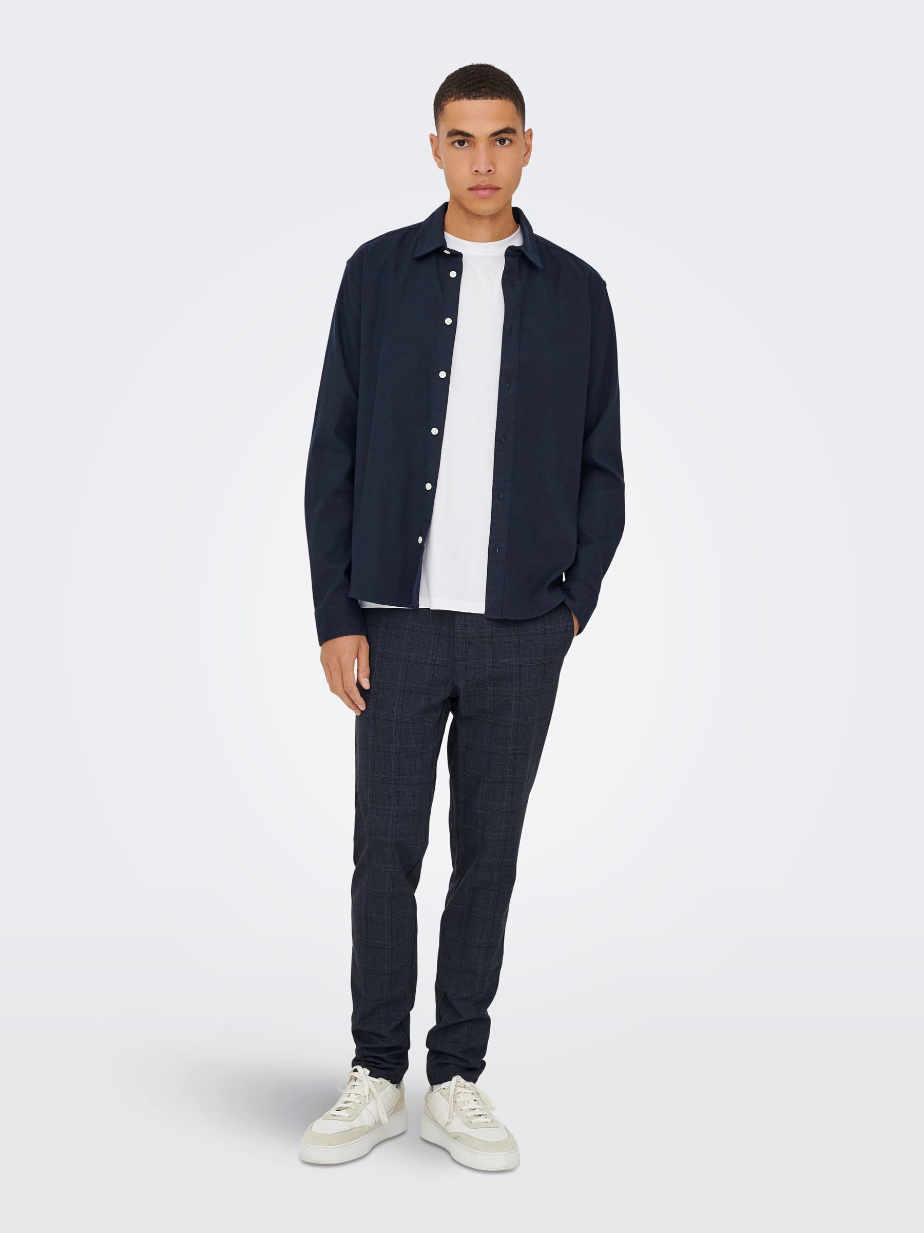 Only & Sons Onsbrad 28W/30L chino a quadri slim