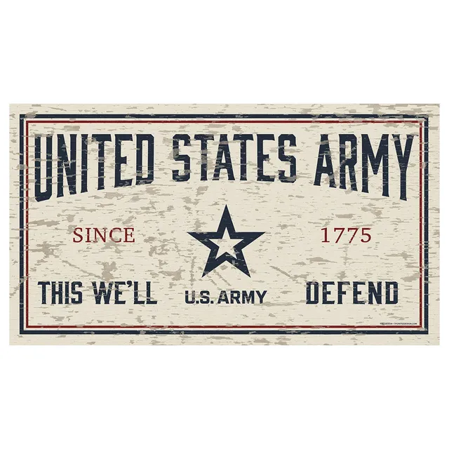 7.62 Design Army Targa Parete 11x20 PVC con Gancio