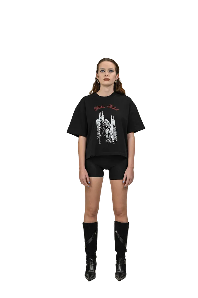 Tiat Milano tribale Black Tribal Milan t-shirt nera