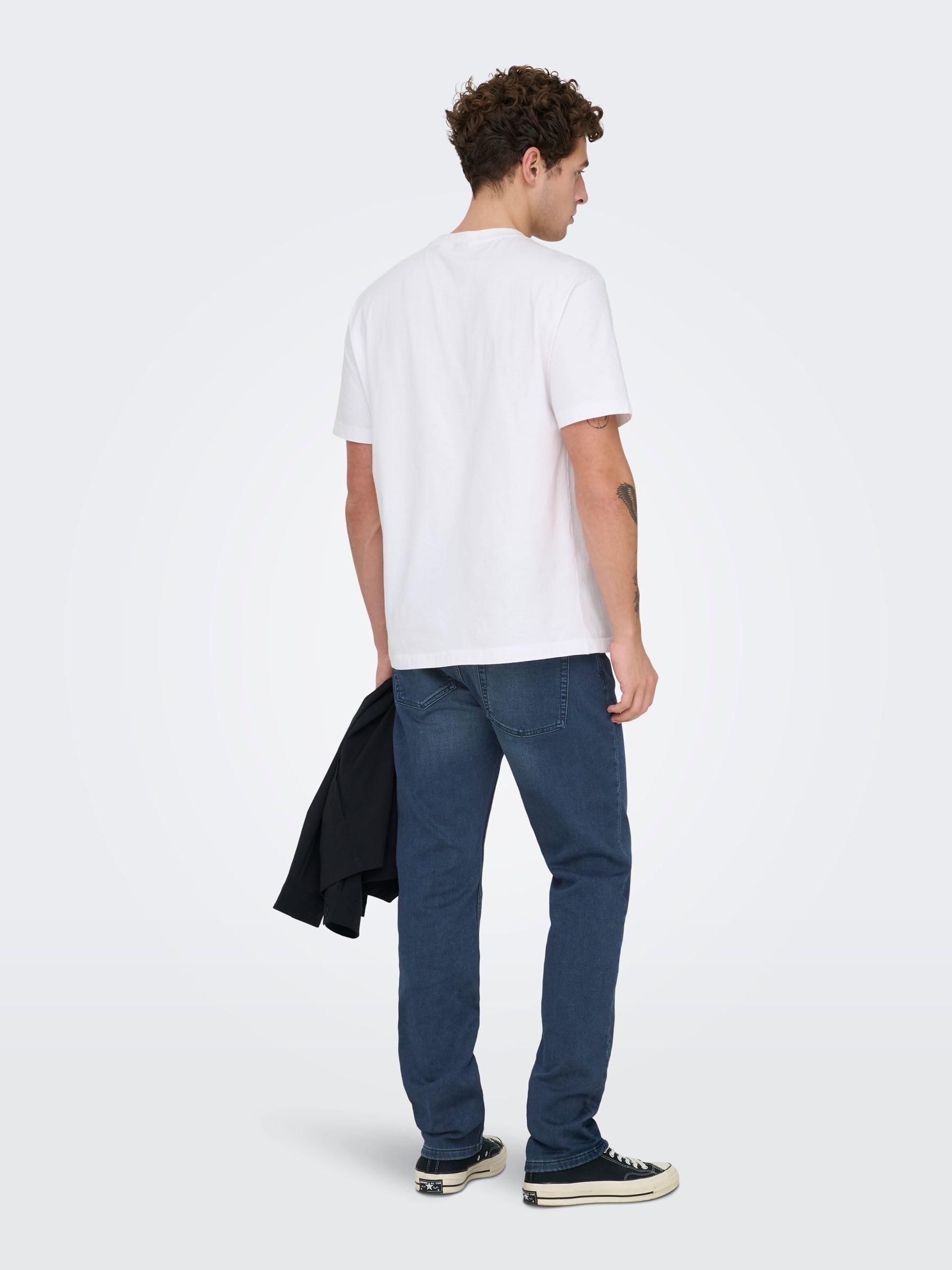ONLY & SONS Onsloom Jeans Slim Fit Uomo Mid Rise Denim