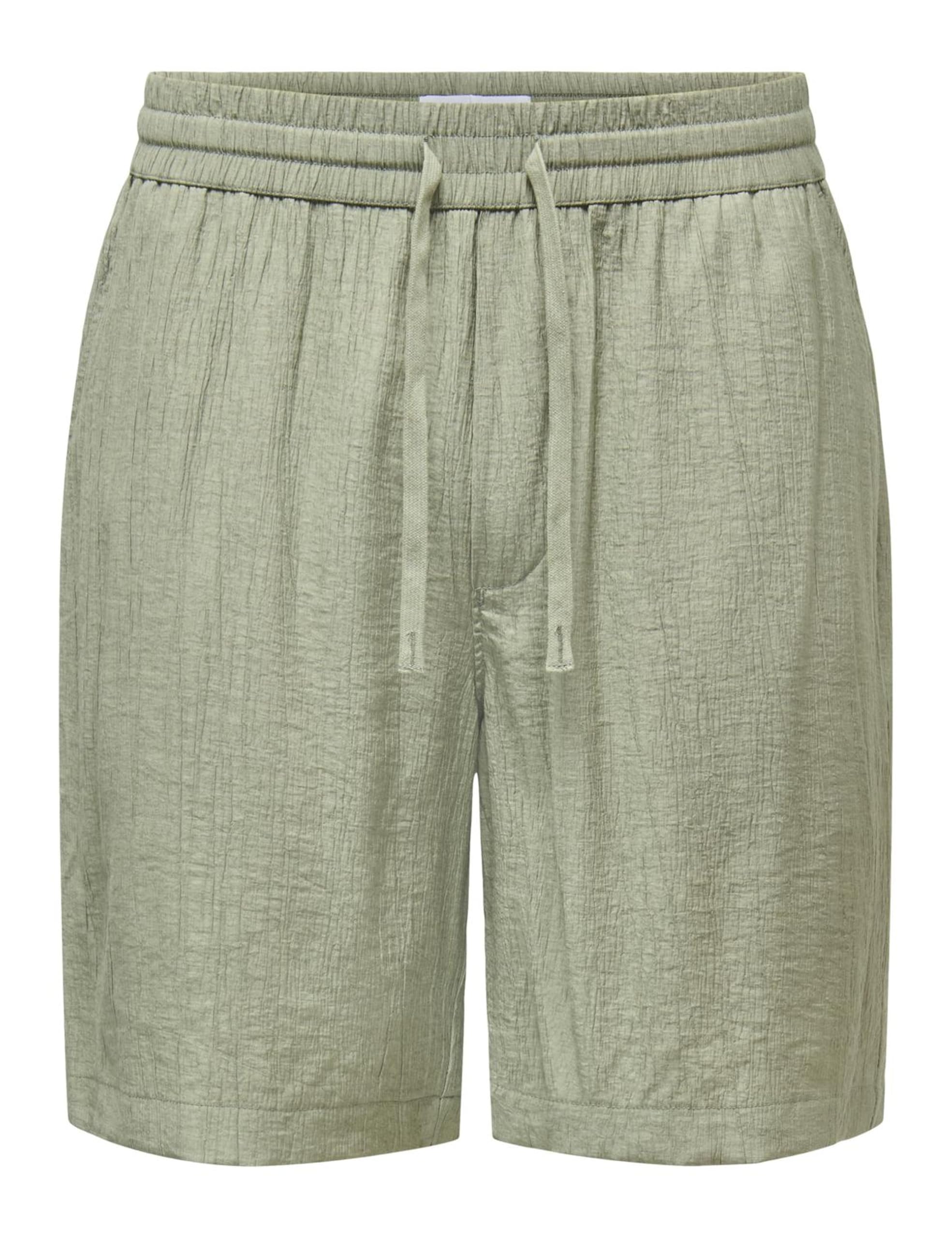 Only & Sons Onstel pantaloncini uomo neri strutturati