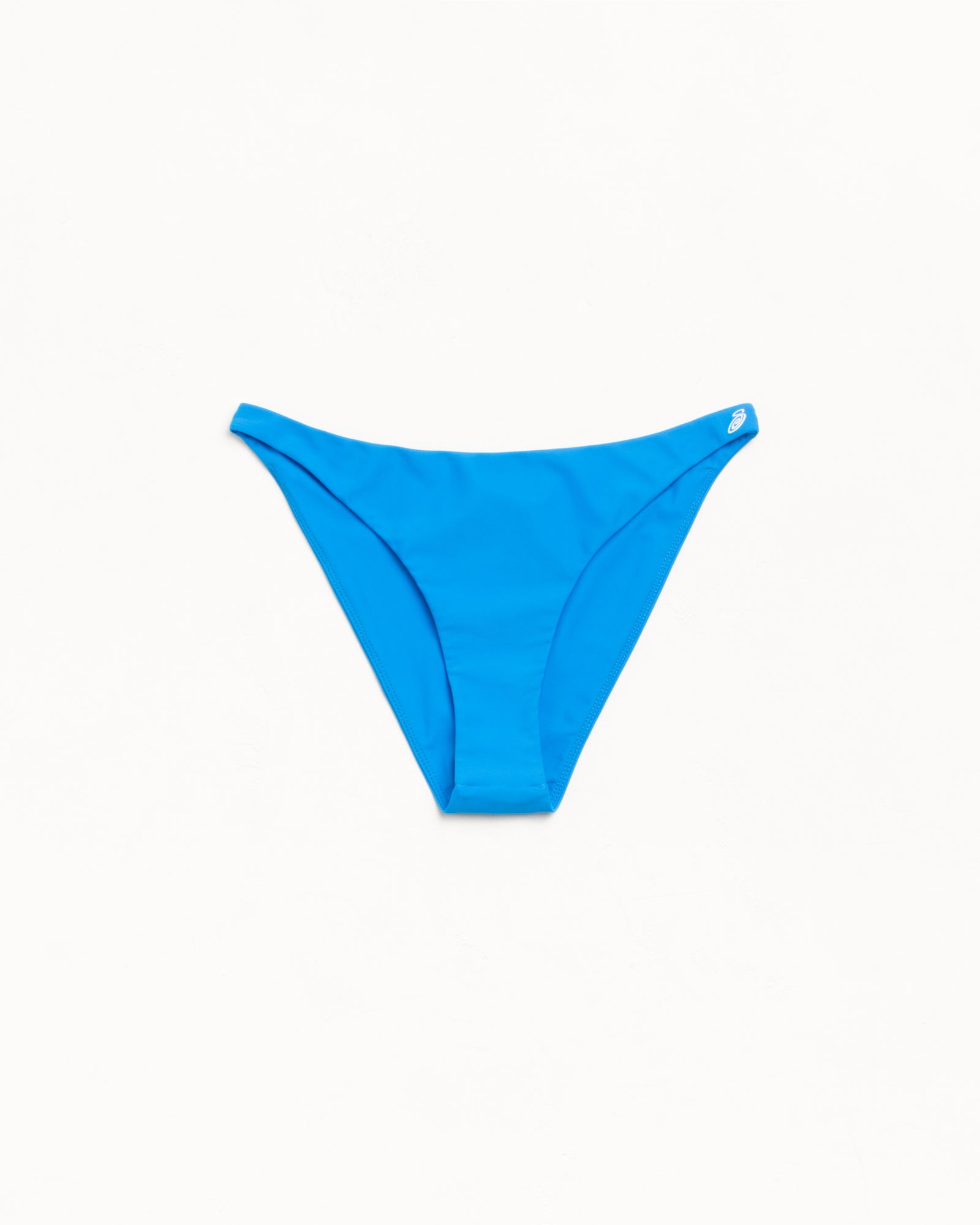 Stussy Bikini Bottom slip turchese poliestere elastan