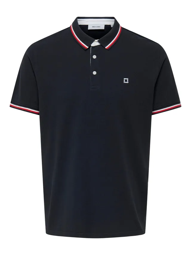 ONLY & SONS Fletcher Polo uomo righe blu navy M