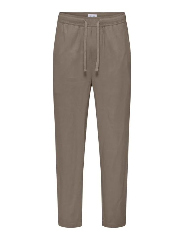 Only & Sons Onssinus Loose Visc Lin 0075 Pantaloni Uomo Lino