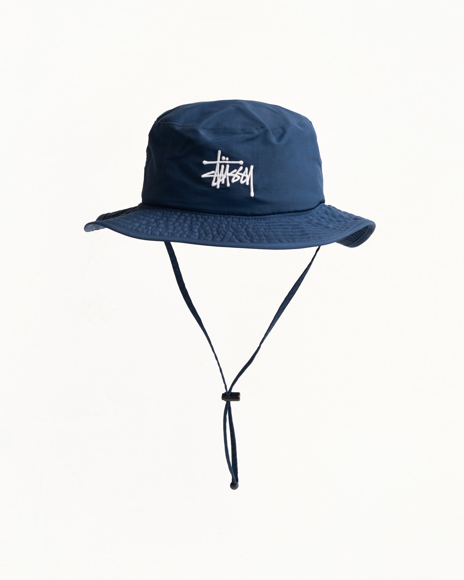 Stussy Headwear Basic Boonie Hat cappello nylon Navy ricamo logo