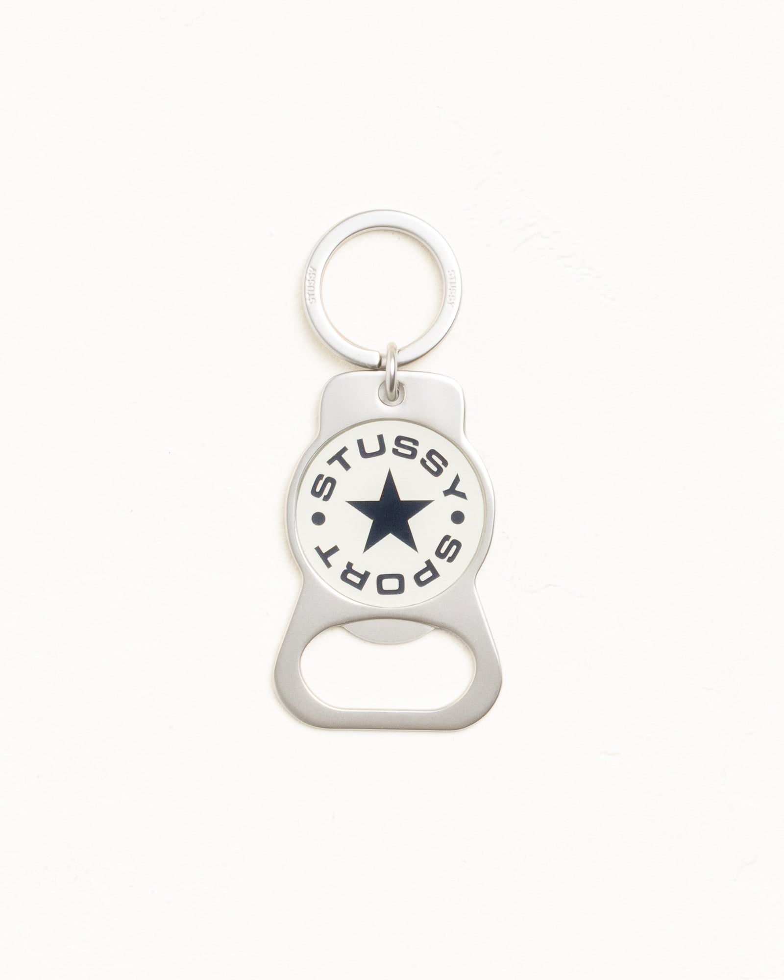 Stussy Accessories Portachiavi Apribottiglia portachiavi silver metallo