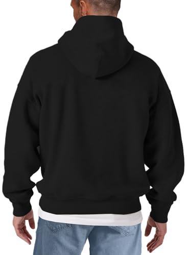MAKAYA Cuffie Anni 80 90 felpa uomo cappuccio XXL cotone