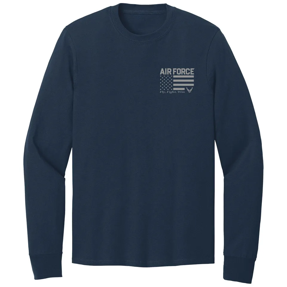 7.62 Design Air Force maglia manica lunga cotone navy
