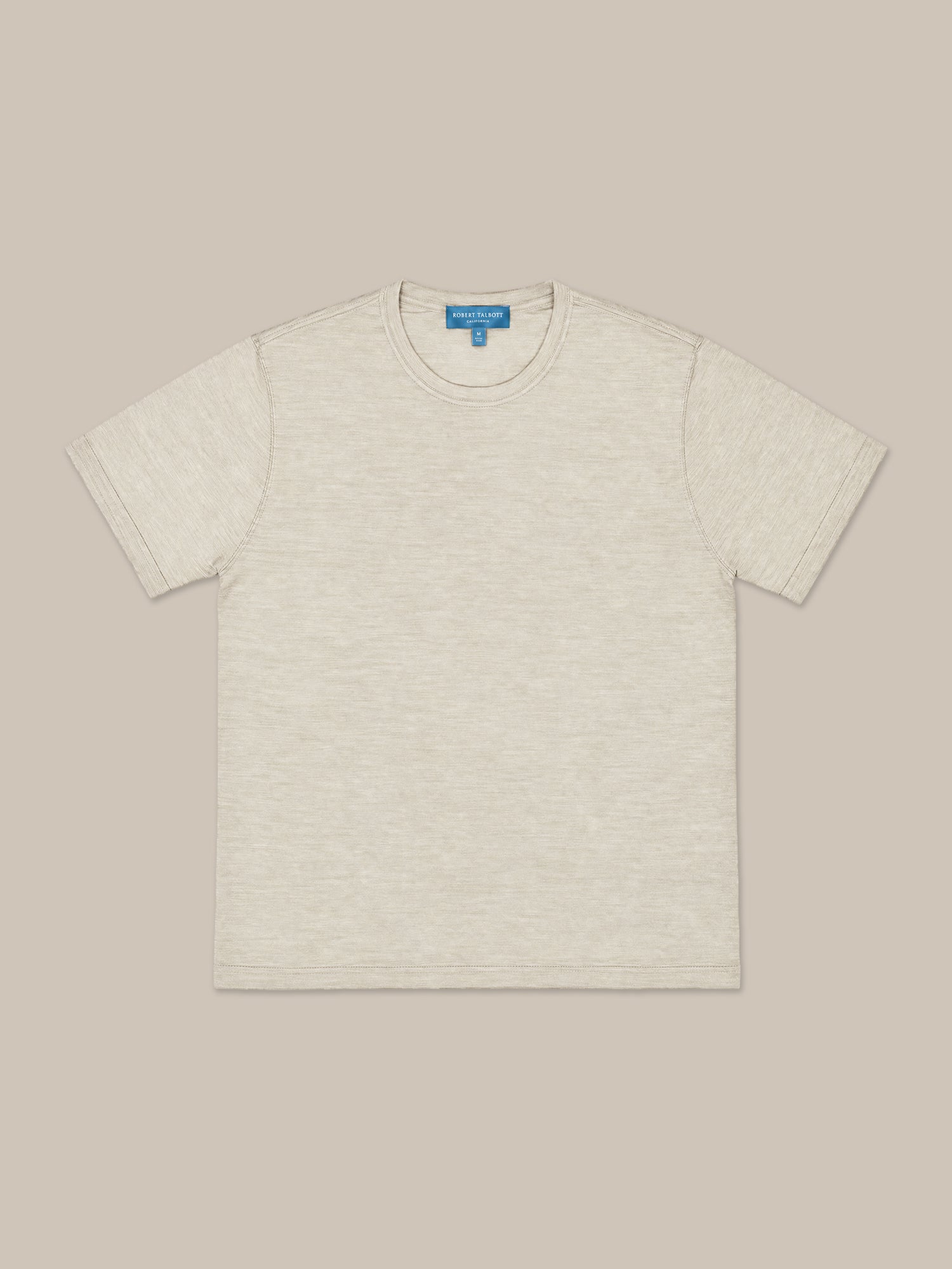 Robert Talbott Lawrence maglione lana seta flax manica corta