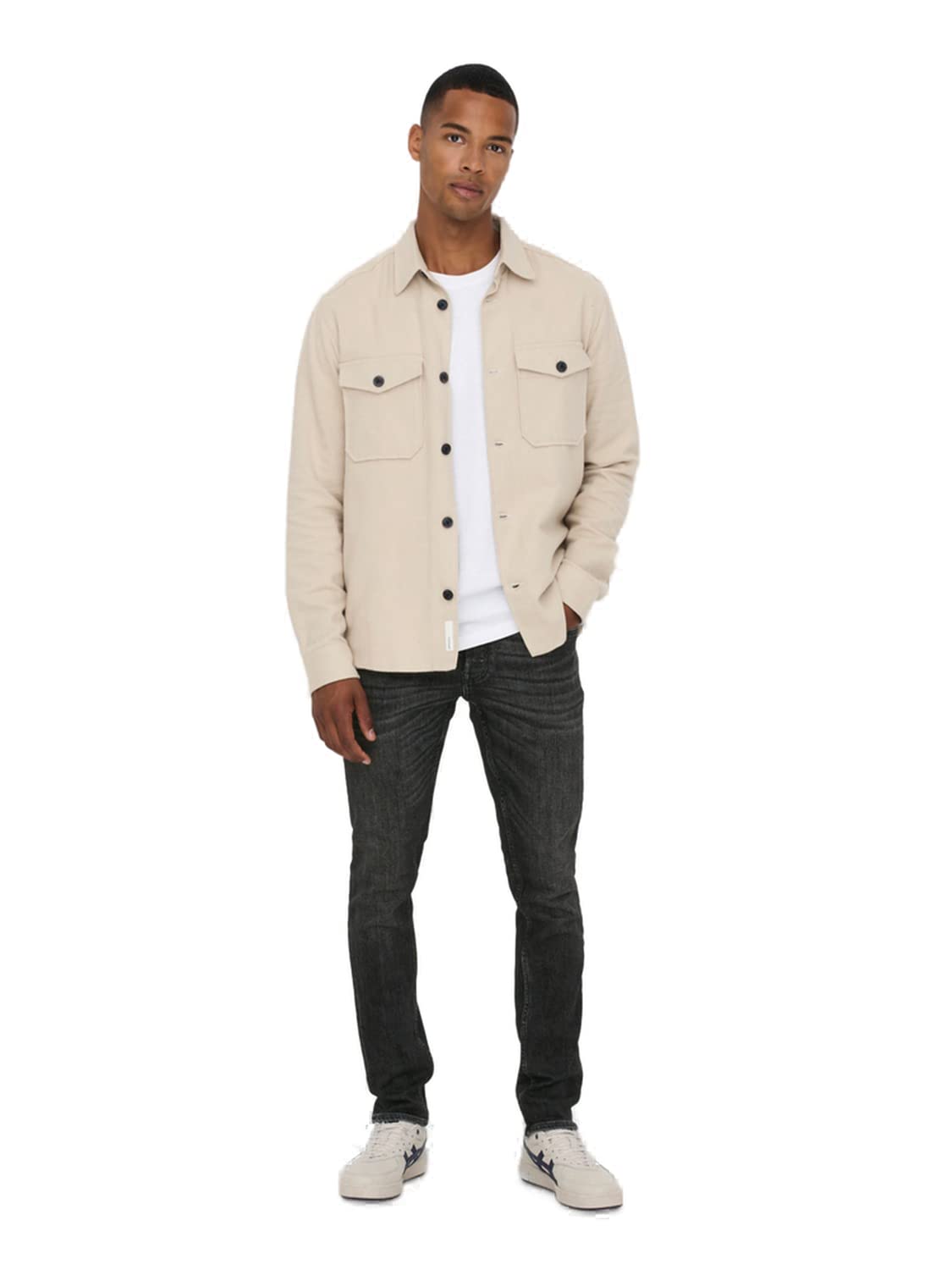 ONLY & SONS jeans uomo elasticizzati comfort denim