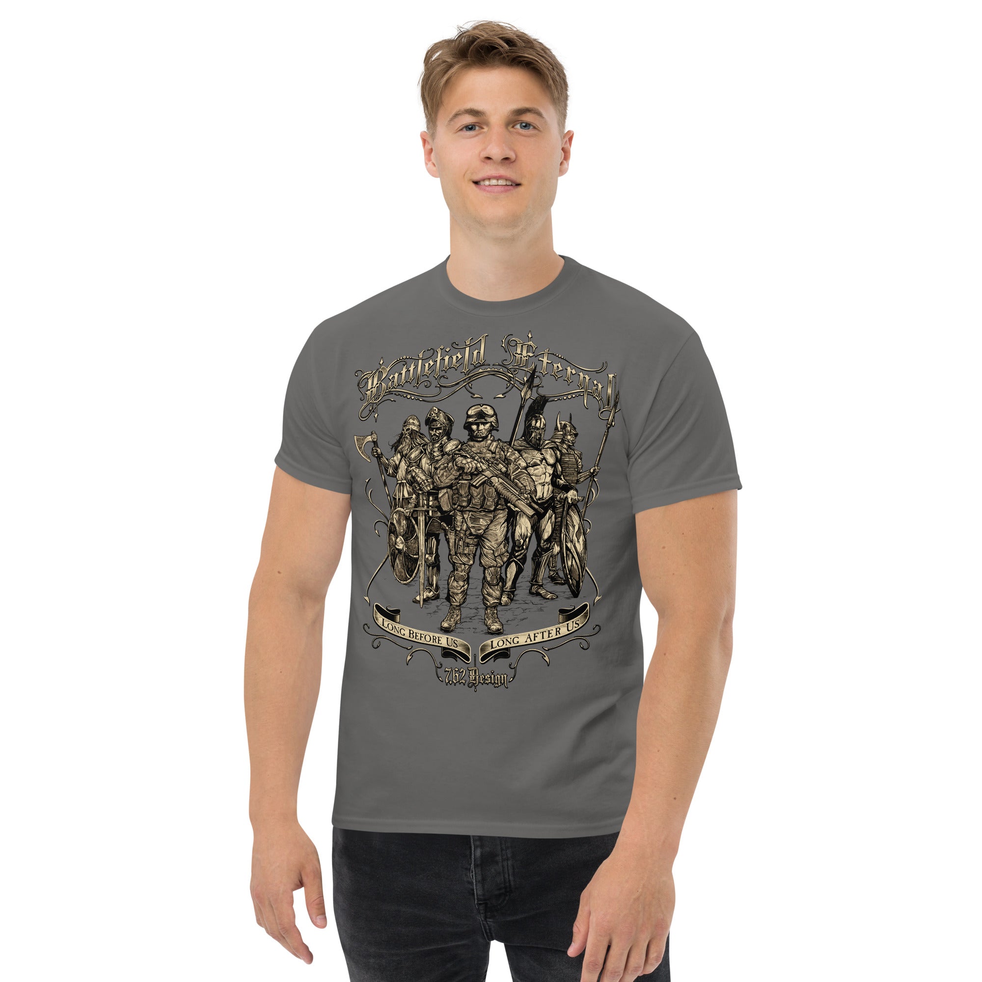 7.62 Design Battlefield Eternal t-shirt uomo nero cotone