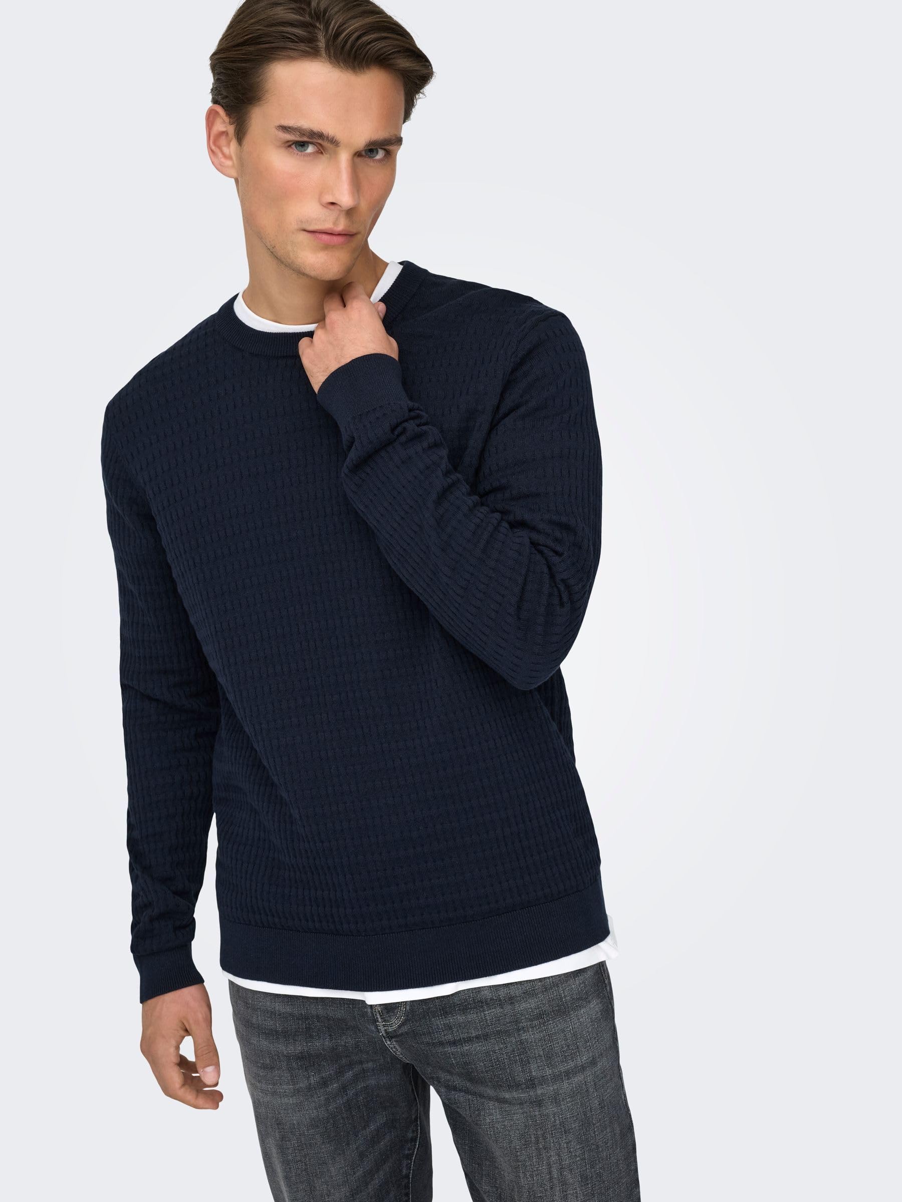 Only & Sons Onsberry Reg Maglione Uomo XXL Girocollo
