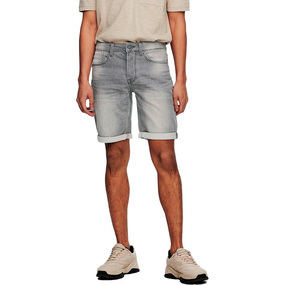 Only & Sons Onsply shorts jeans uomo 3XL denim