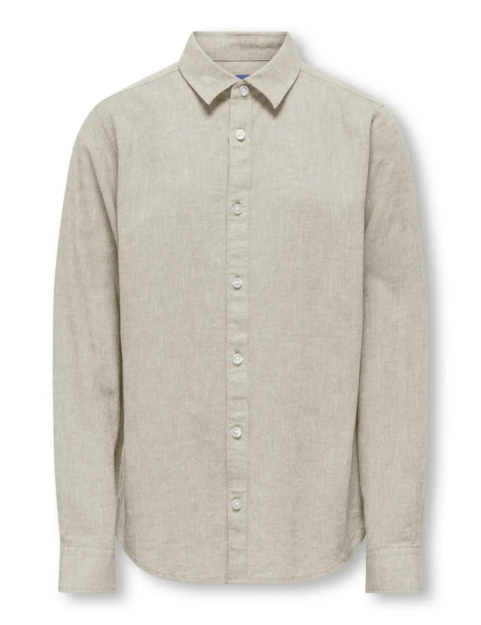 Only & Sons Osjcaiden Camicia Lino Bianco Pesca 170
