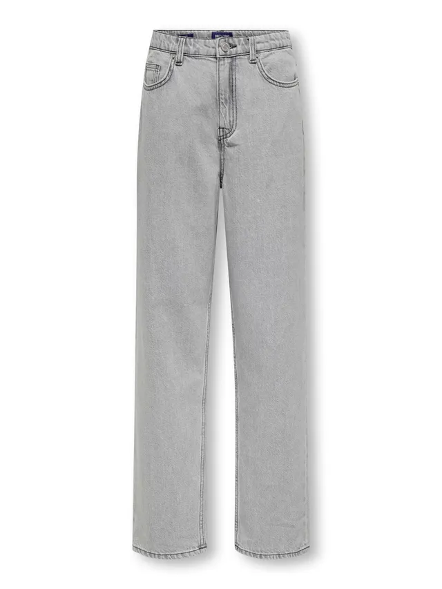 Only & Sons Osjfade Loose 4717 Jeans Bambino 152 Grigio Chiaro