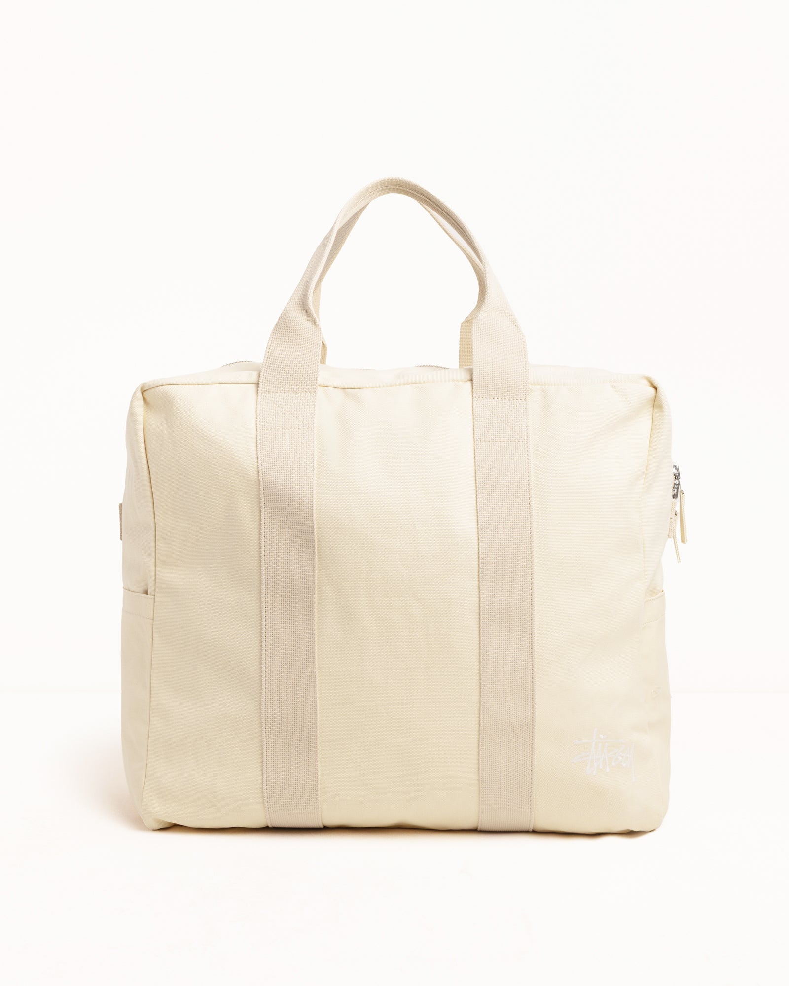 Stussy Canvas Flight Bag borsa tela Natural