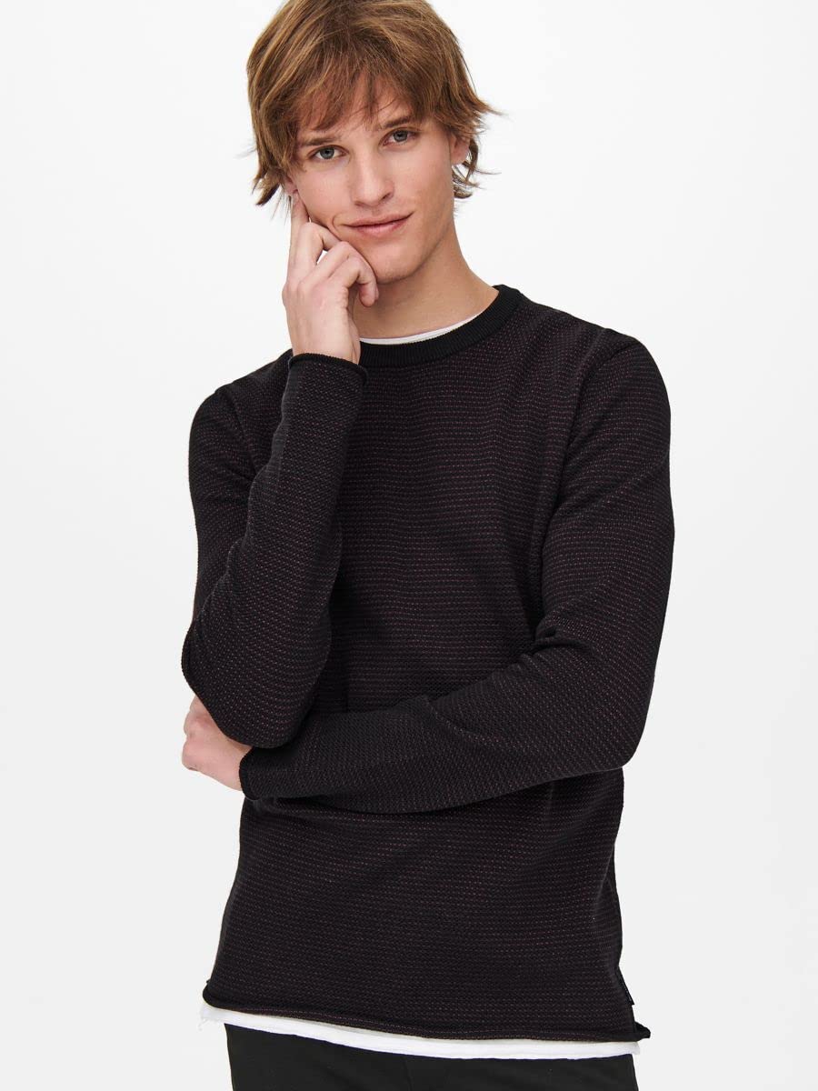 Only & Sons Onsniguel 12 Maglione Uomo Righe girocollo