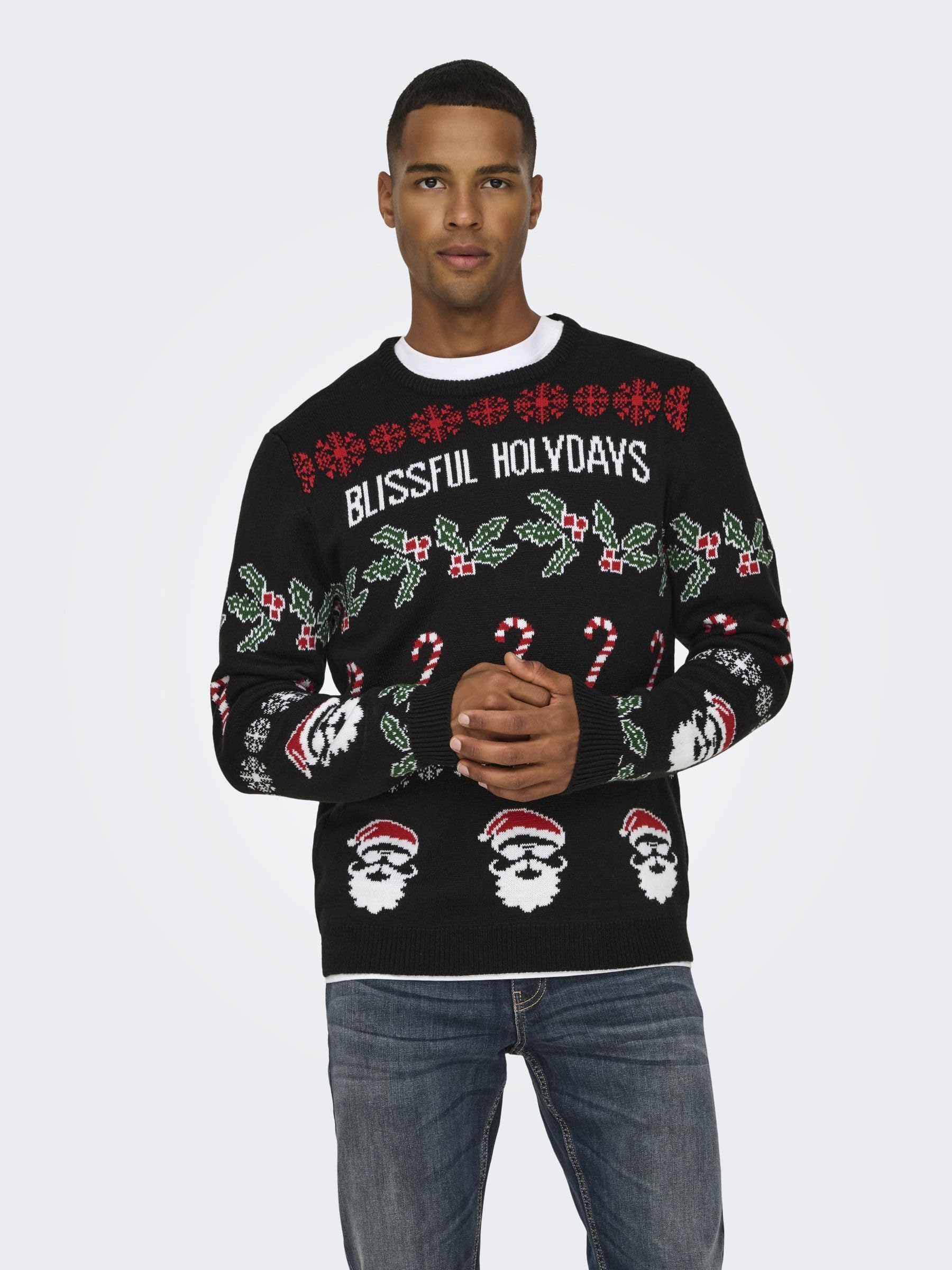 Only & Sons Onsxmas pullover maglione uomo L