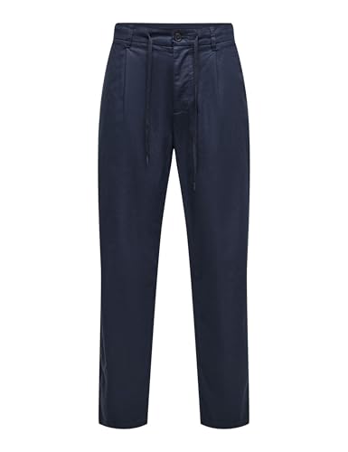 Only & Sons Onslee Tapered 0007 Pantaloni Uomo 31W/34L Argento