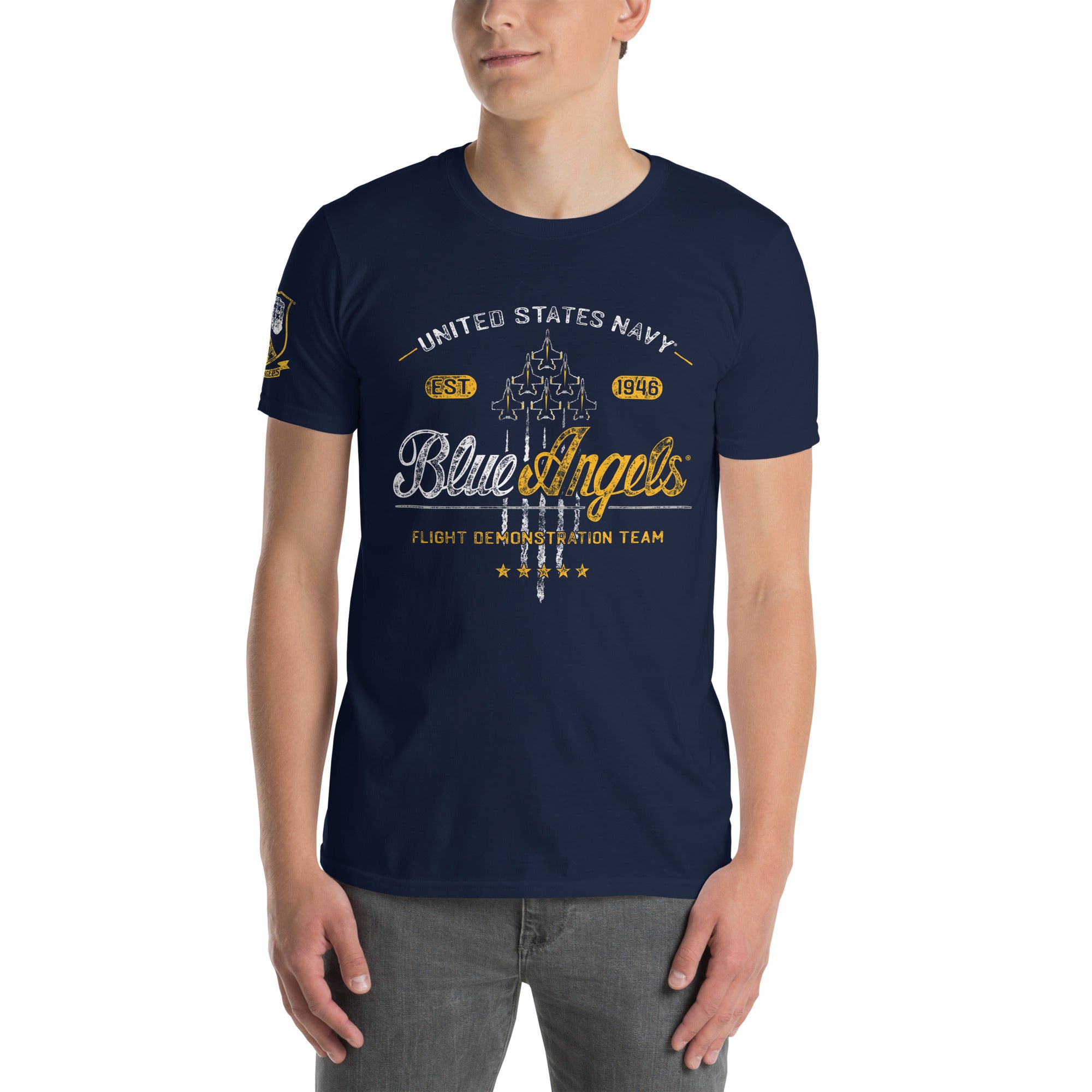 7.62 Design Blue Angels Maglietta navy cotone