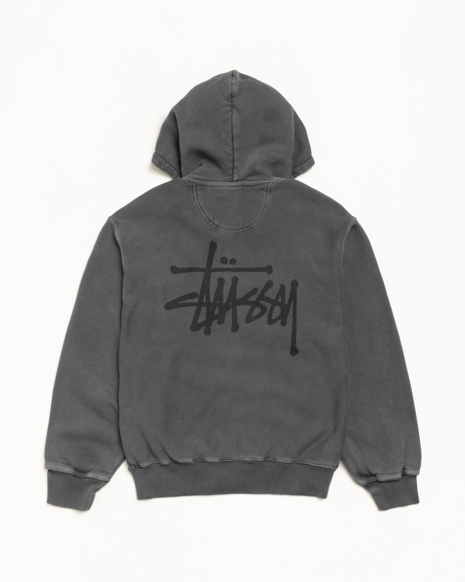 Stussy Zip Sweats Basic Zip Hoodie felpa Black 430gsm