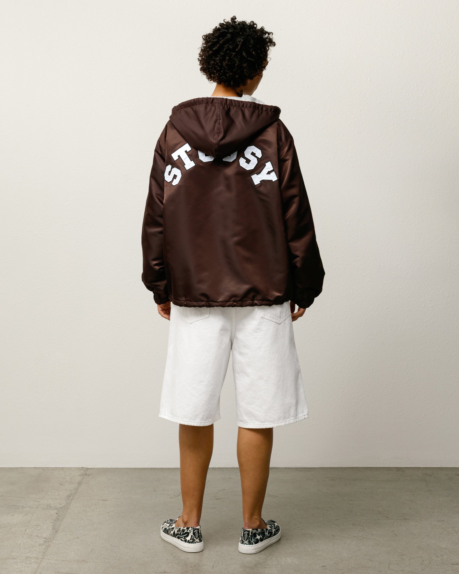 Stussy Big Ol Short Denim bermuda bianchi cotone