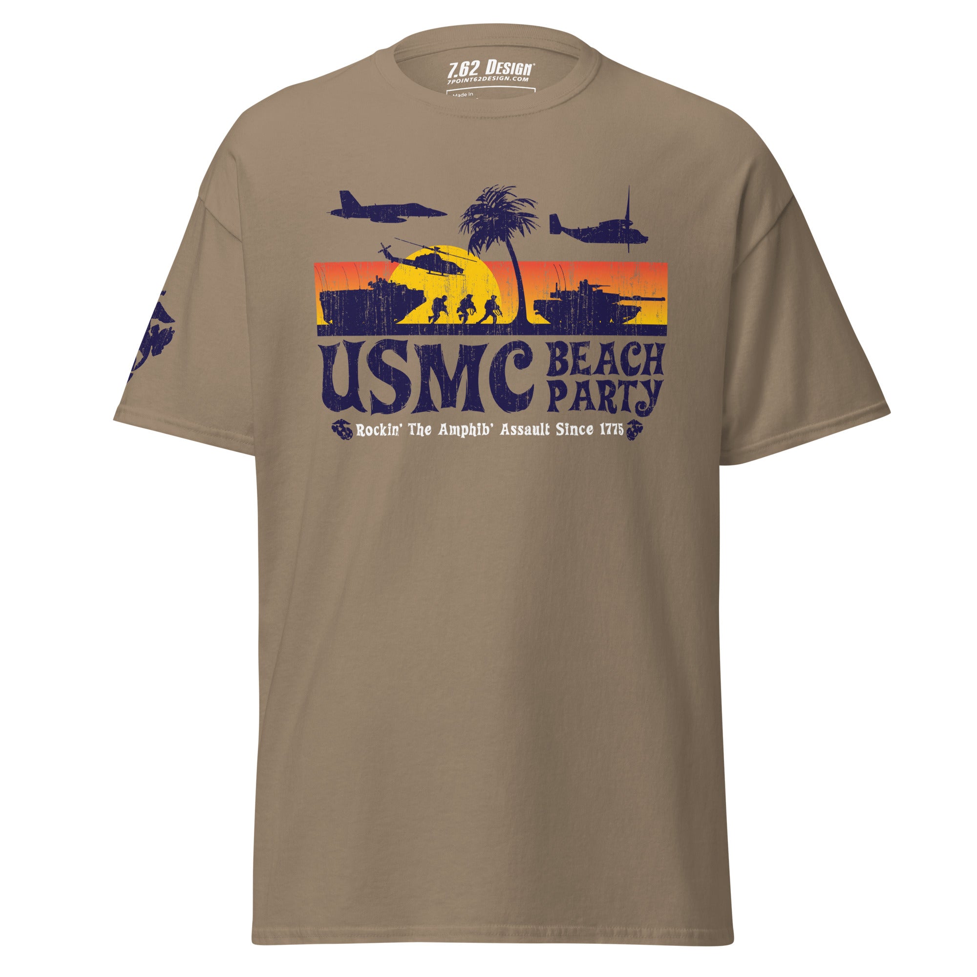 7.62 Design USMC Classic Beach Party maglietta verde militare
