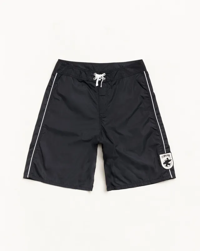 Stussy Surfman Board Short pantaloncini neri poliestere