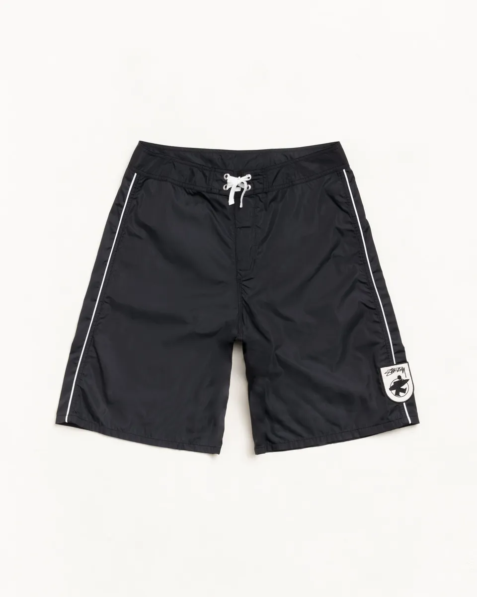 Stussy Surfman Board Short pantaloncini neri poliestere