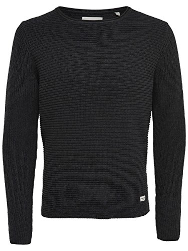Only & Sons Onssato Twist felpa uomo nero cotone taglia L