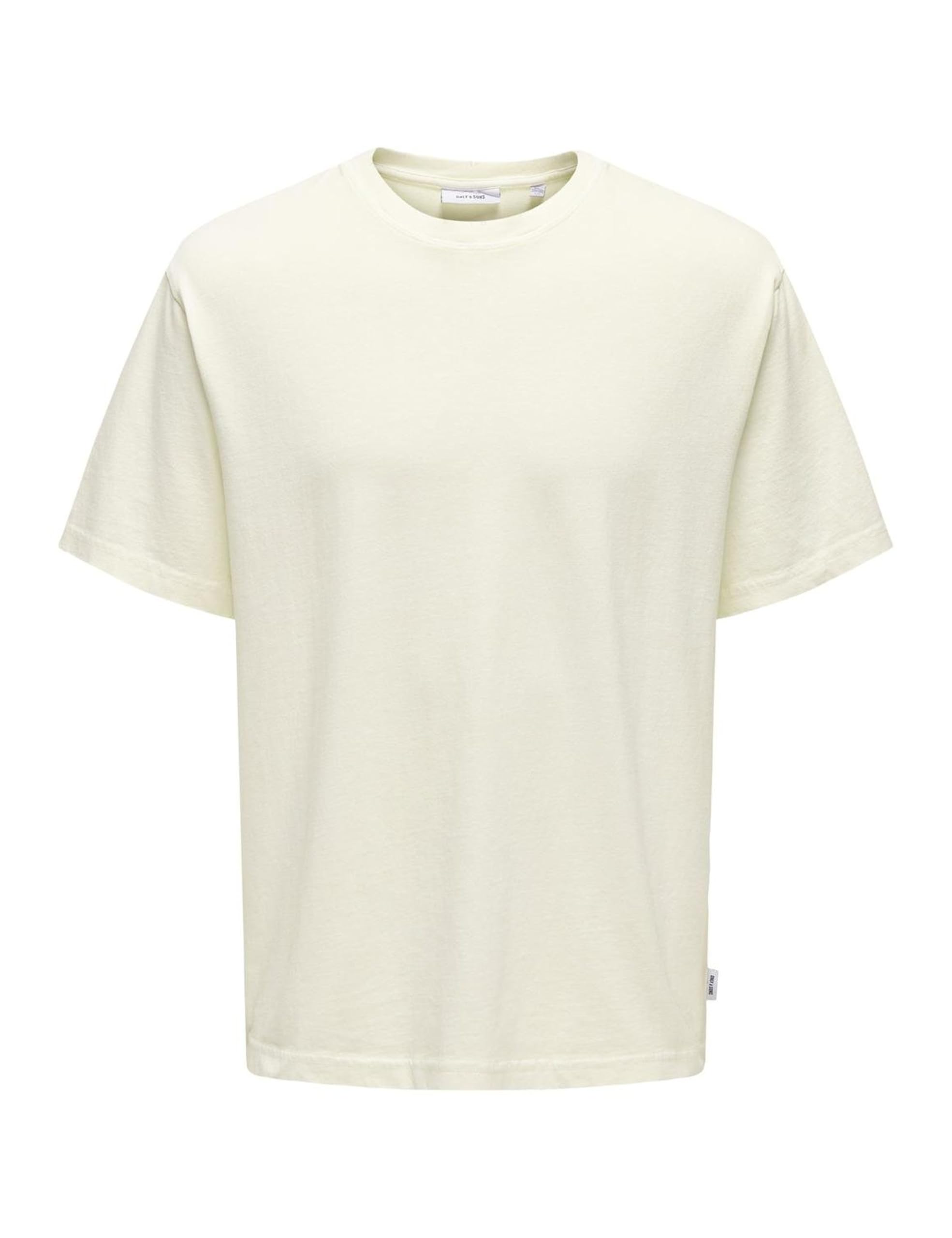 Only & Sons Onsdistress XL t-shirt uomo nera cotone