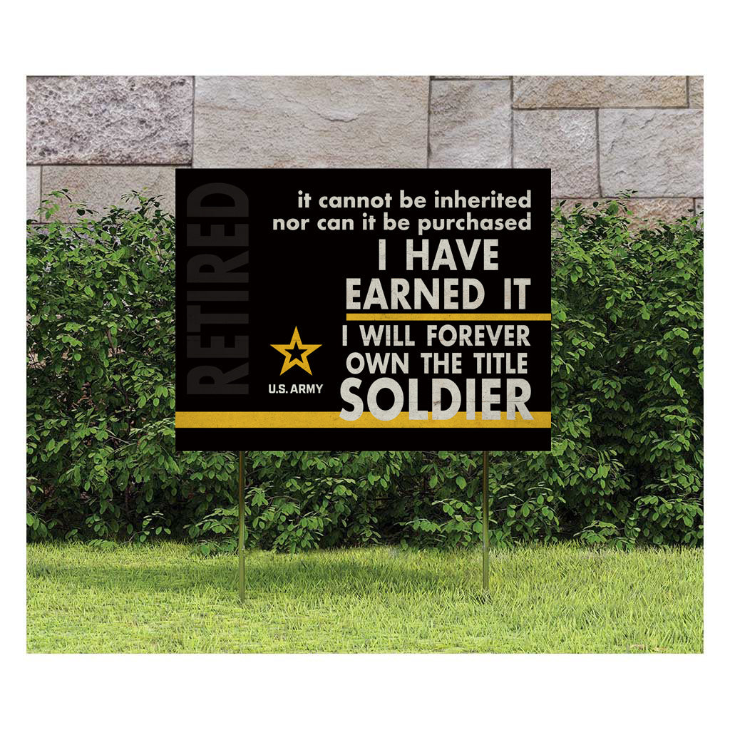 7.62 Design Army Retired Cartello giardino 45x60 PVC