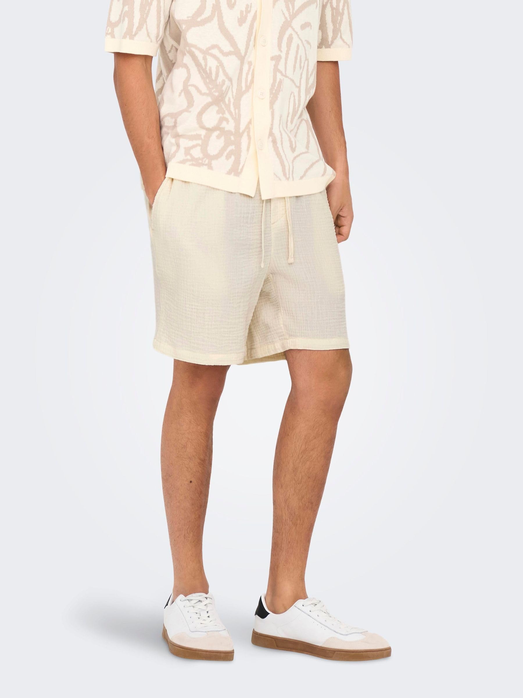 ONLY & SONS Onstel-PAS 0158 Pantaloncini Uomo L Corti