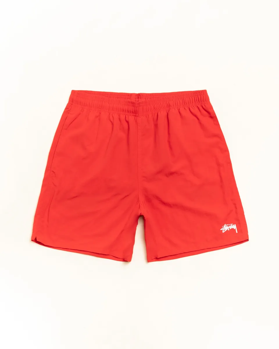 Stussy Stock Water Short bermuda brite red nylon mare