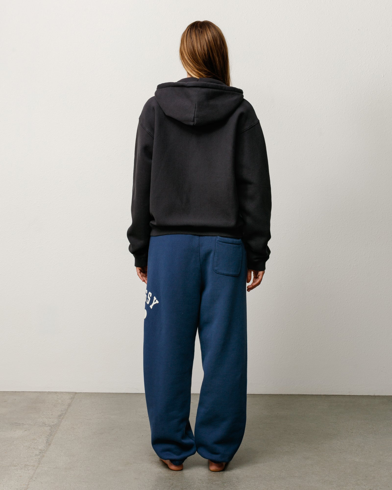 Stussy Varsity Fleece Pant pantalone navy 500 gsm