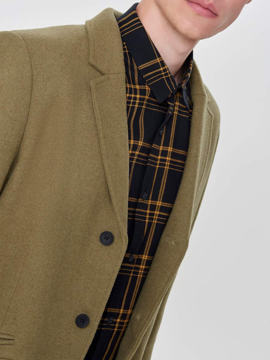 Only & Sons Onsjulian Cappotto Uomo Lana Marrone L