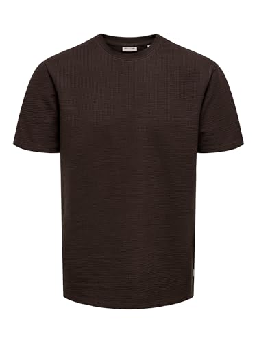 Only & Sons Onskian Life Reg Seersucker SS Tee T-shirt uomo seersucker