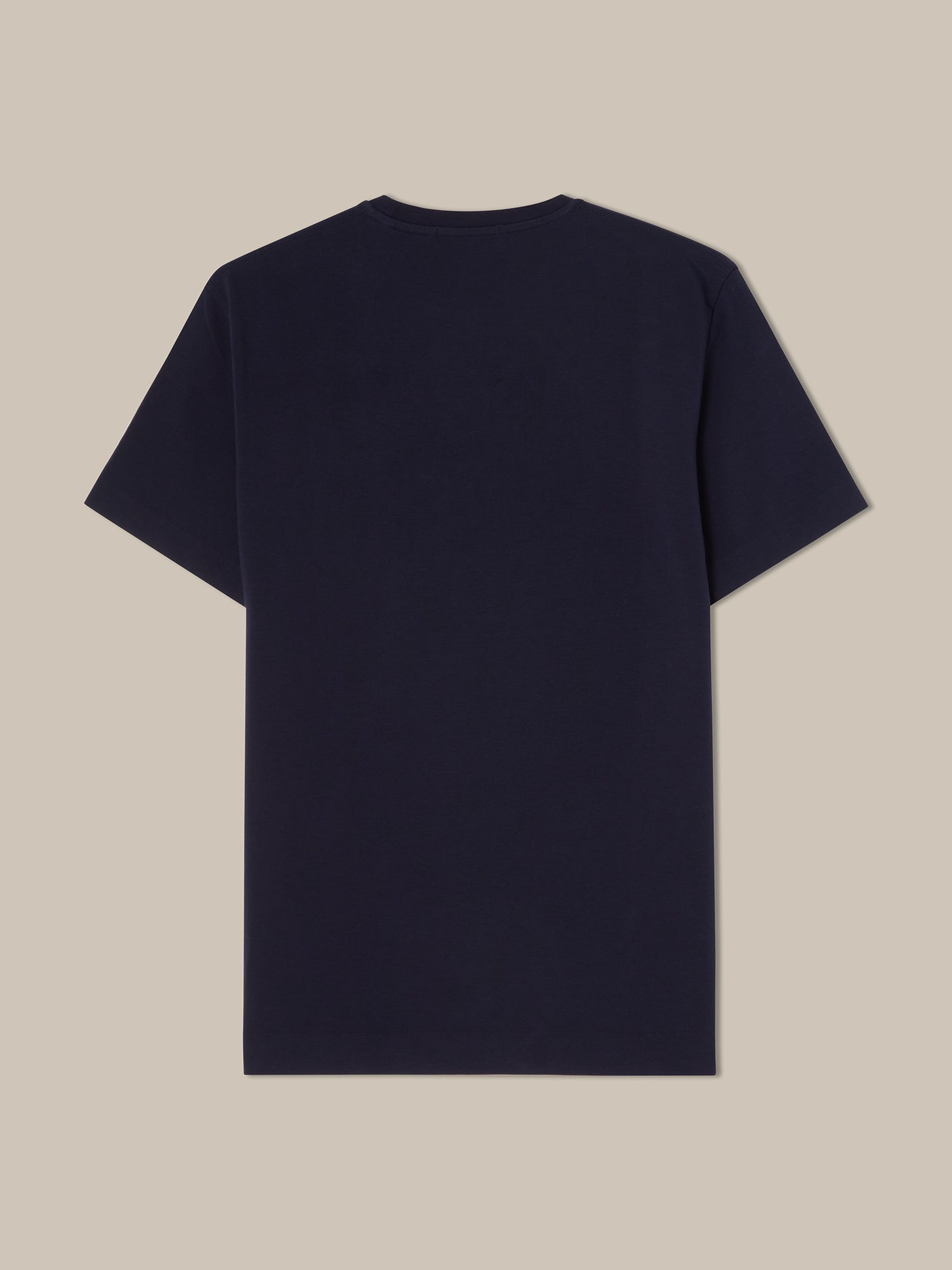 Robert Talbott Dean t-shirt navy cotone stretch