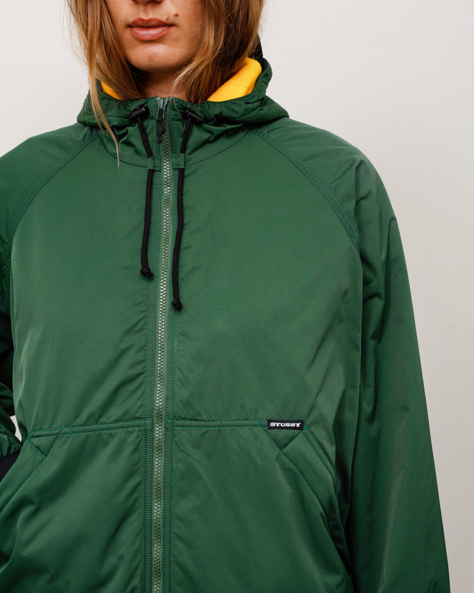 Stussy Coastline giacca forest nylon con pile