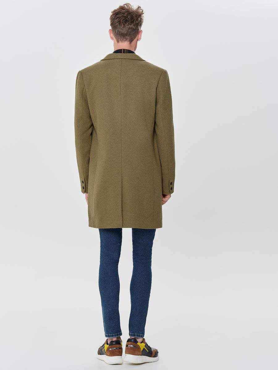 Only & Sons Onsjulian Cappotto Uomo Lana Marrone L