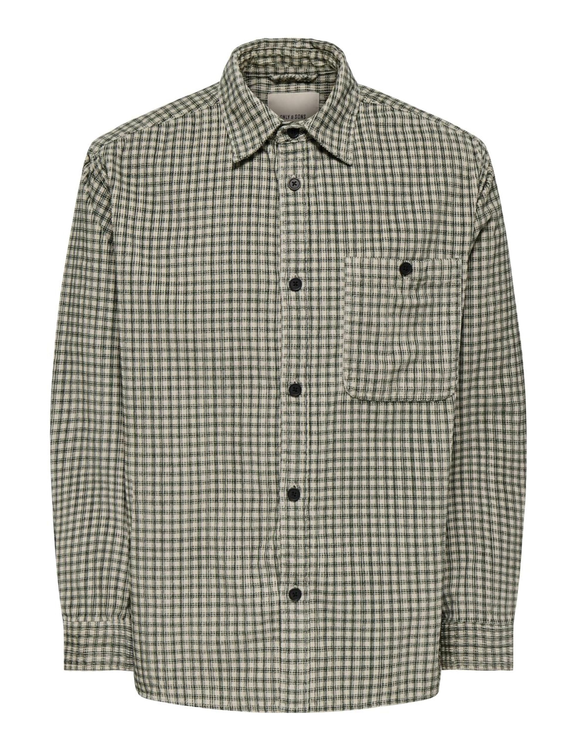 ONLY & SONS Onswaleed Camicia Uomo Bottoni Maniche Lunghe