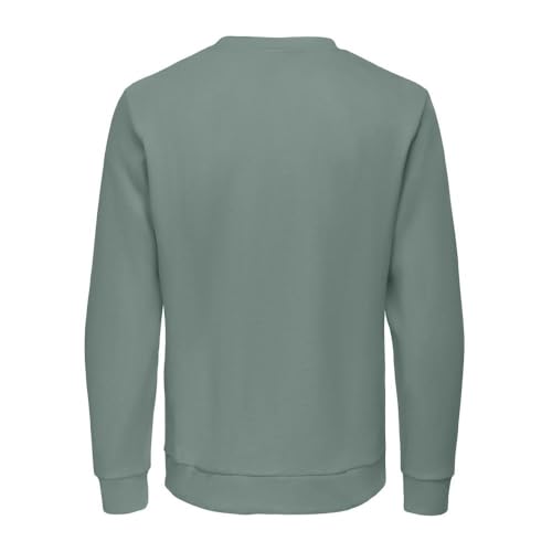 Only & Sons Chase felpa uomo S verde cotone