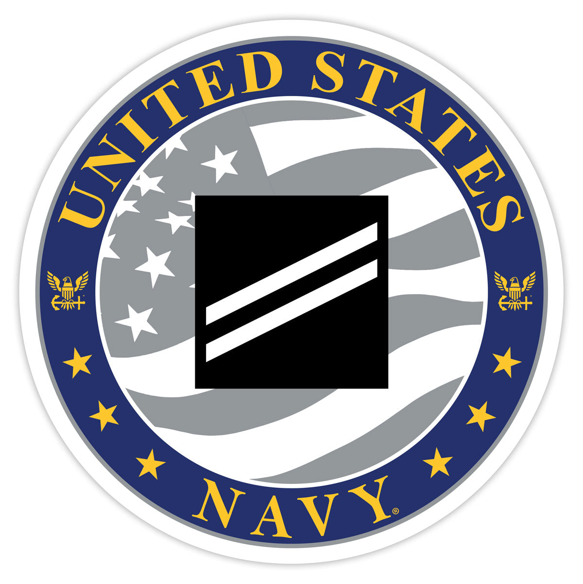 7.62 Design US Navy E-2 Adesivo 3,5" Tondo Vinile