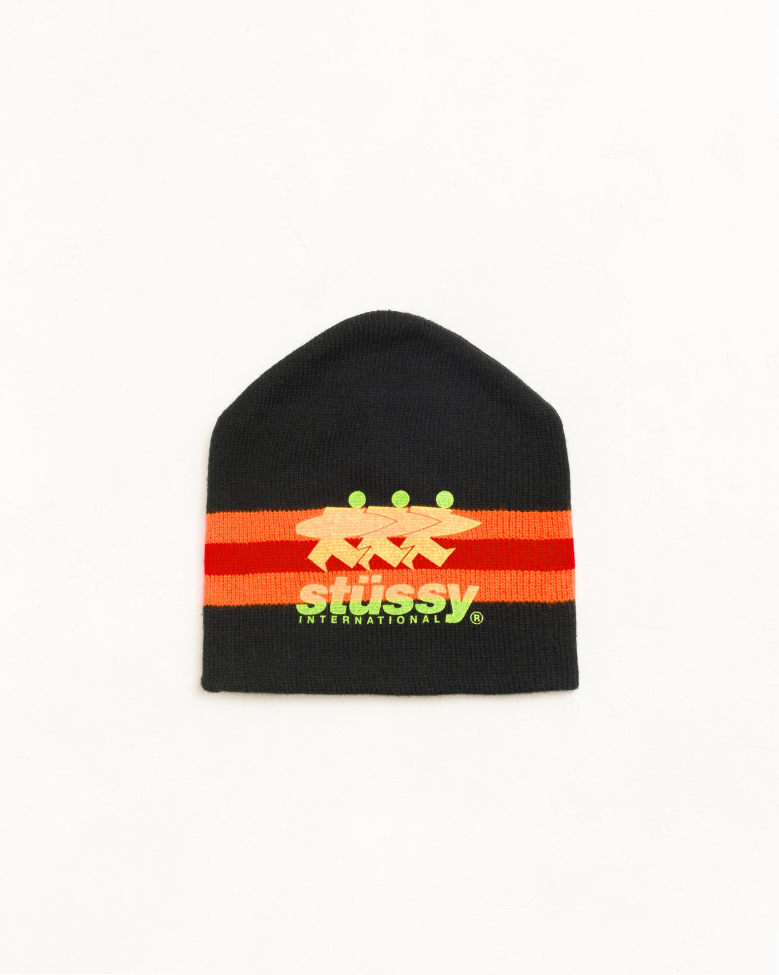 Stussy Headwear Stripe Ski Beanie berretto nero taglia unica