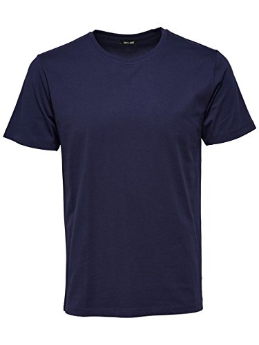 ONLY & SONS T-shirt Uomo Blu Dark Navy XXL in Jersey