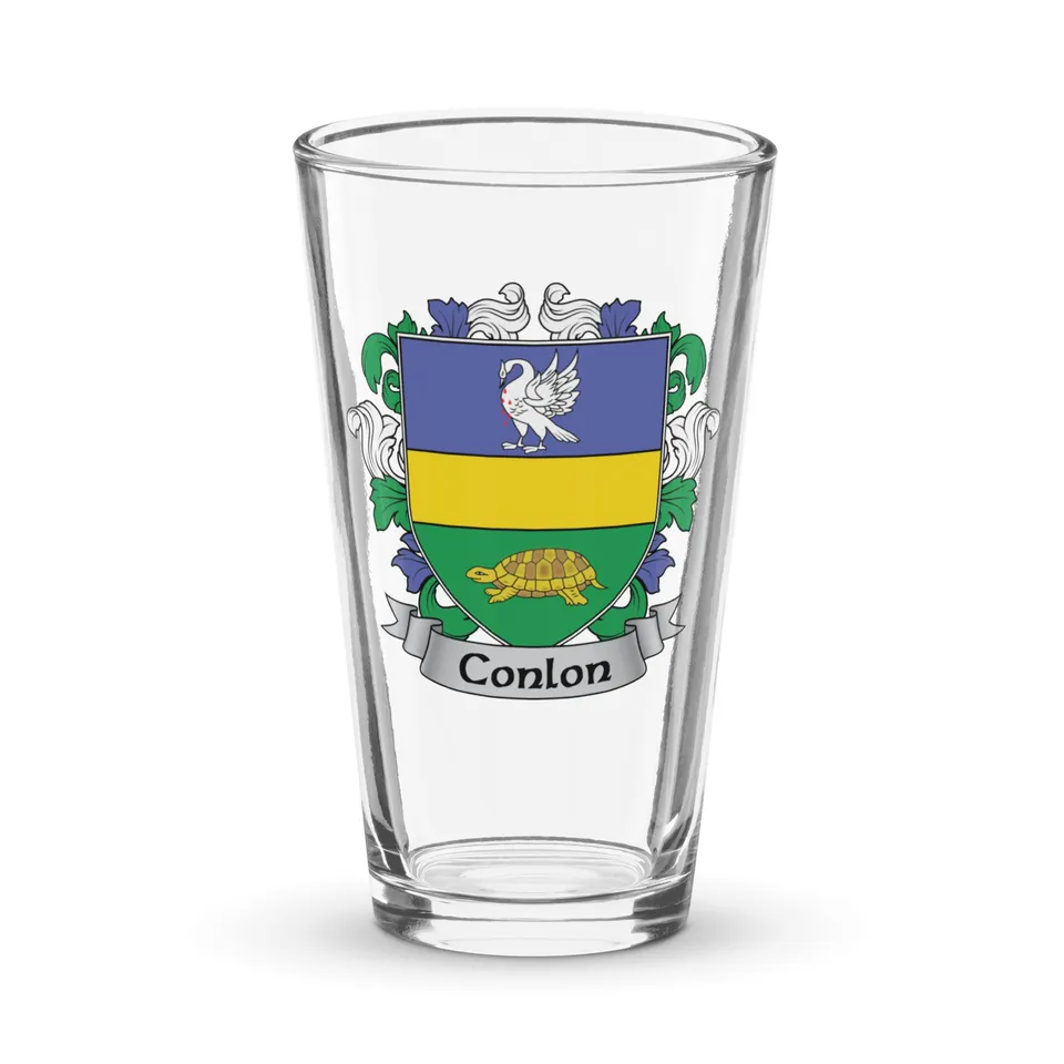 7.62 Design Drinkware Conlon bicchiere pinta 16oz stemma irlandese