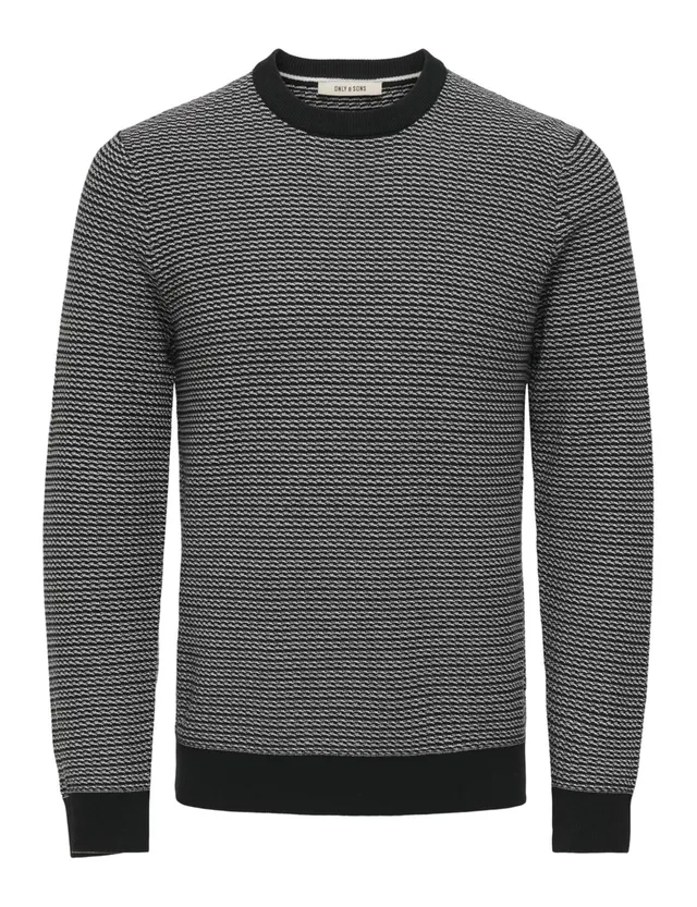 Only & Sons Onsmiguel Structure Maglione Uomo M Nero