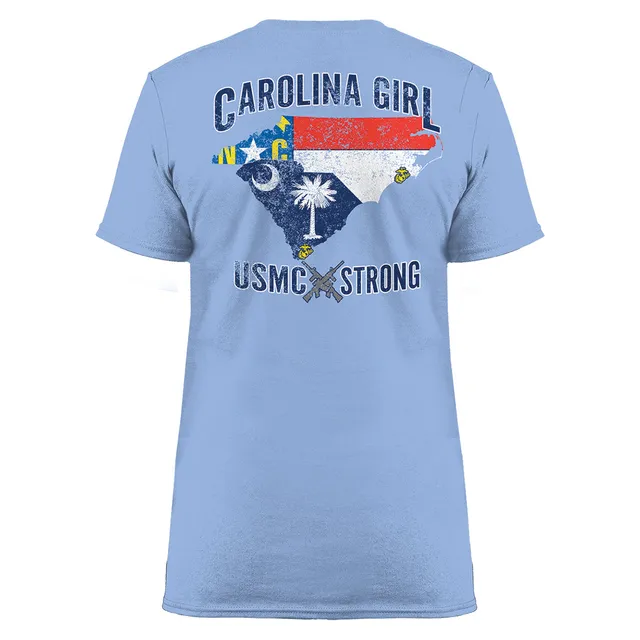 7.62 Design USMC Carolina Girl t-shirt donna azzurra