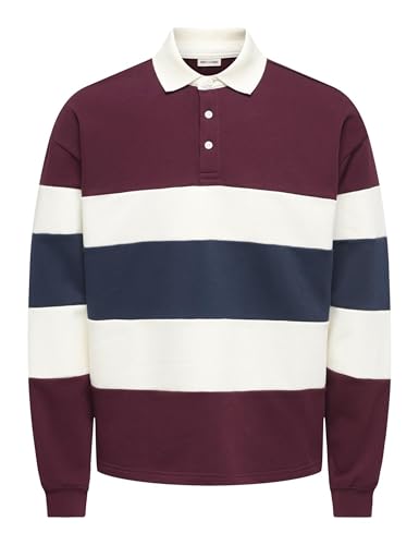 Only & Sons Onsbenedict Felpa Uomo Nero L Girocollo